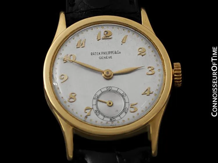 1940's Patek Philippe Vintage Calatrava Ref. 96, 18K Gold - Breguet Dial