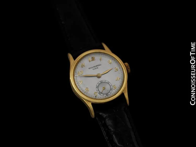1940's Patek Philippe Vintage Calatrava Ref. 96, 18K Gold - Breguet Dial