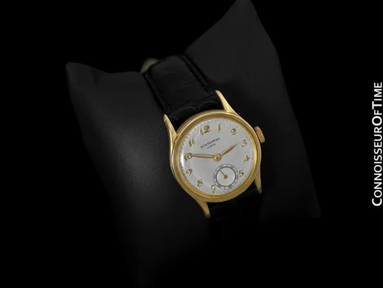 1940's Patek Philippe Vintage Calatrava Ref. 96, 18K Gold - Breguet Dial