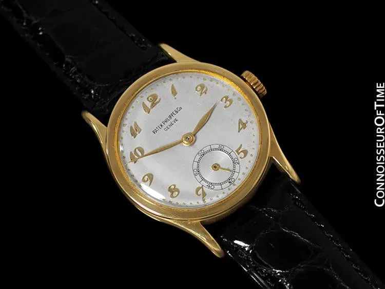 1940's Patek Philippe Vintage Calatrava Ref. 96, 18K Gold - Breguet Dial