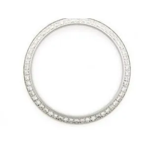 2 Ct Round Custom Earth Mined Diamond To Fit Rolex Date All Watch Models