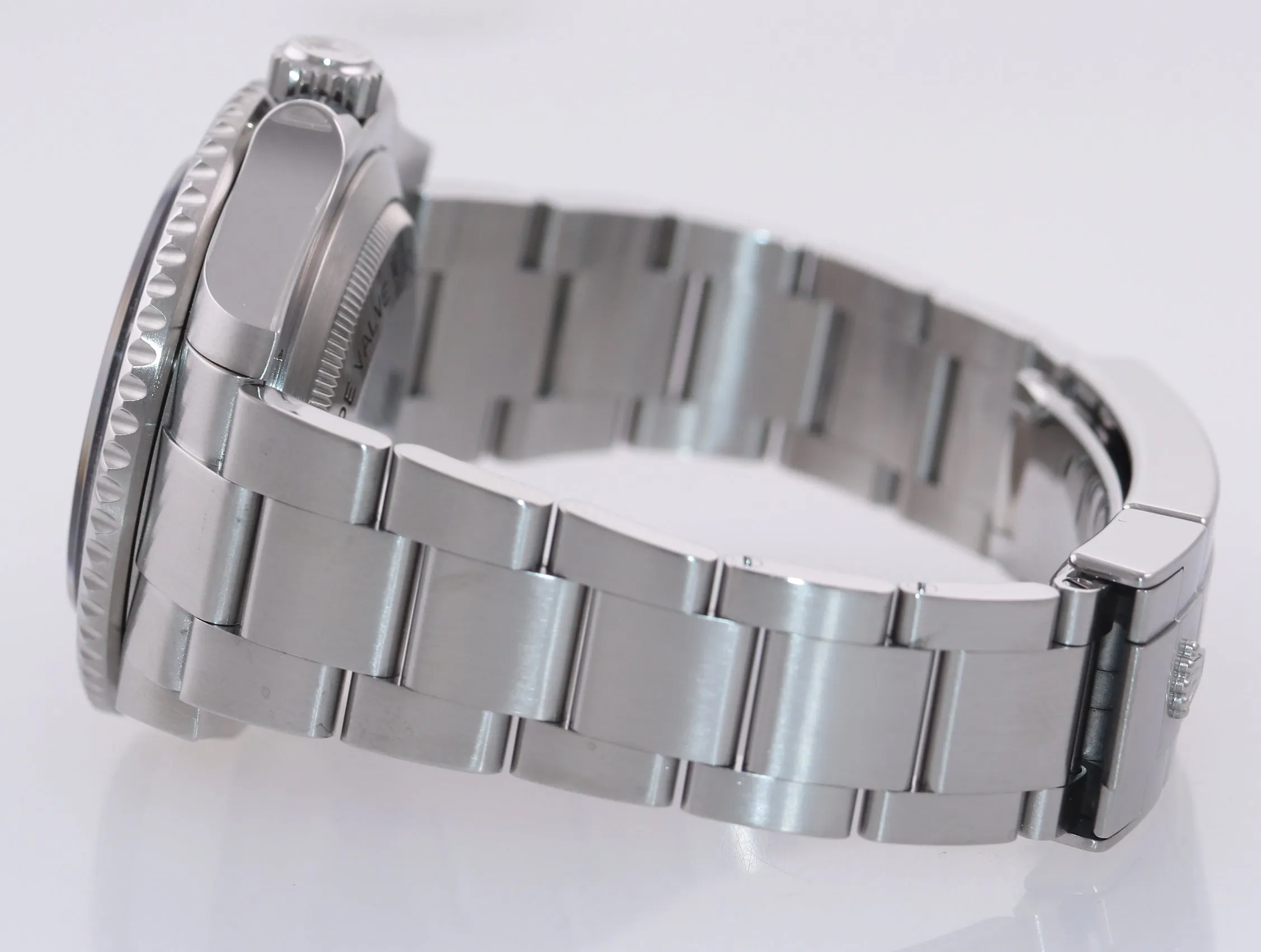 2015 PAPERS Unpolished Rolex Sea-Dweller Black Ceramic 116600 Steel SDK Watch