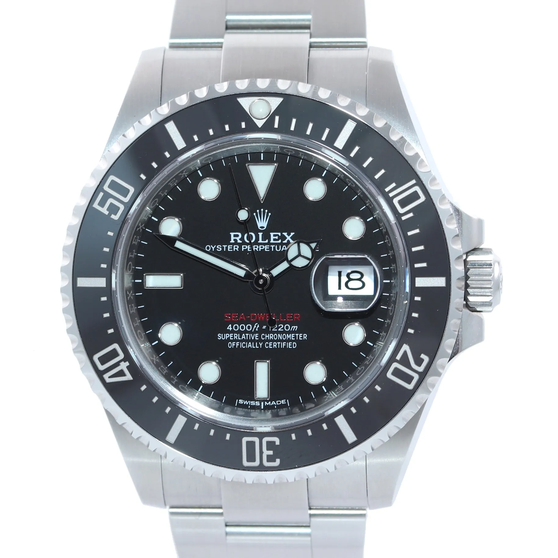 2017 PAPERS MK1 Rolex Sea-Dweller RED Ceramic 126600 Steel 43mm Watch Box