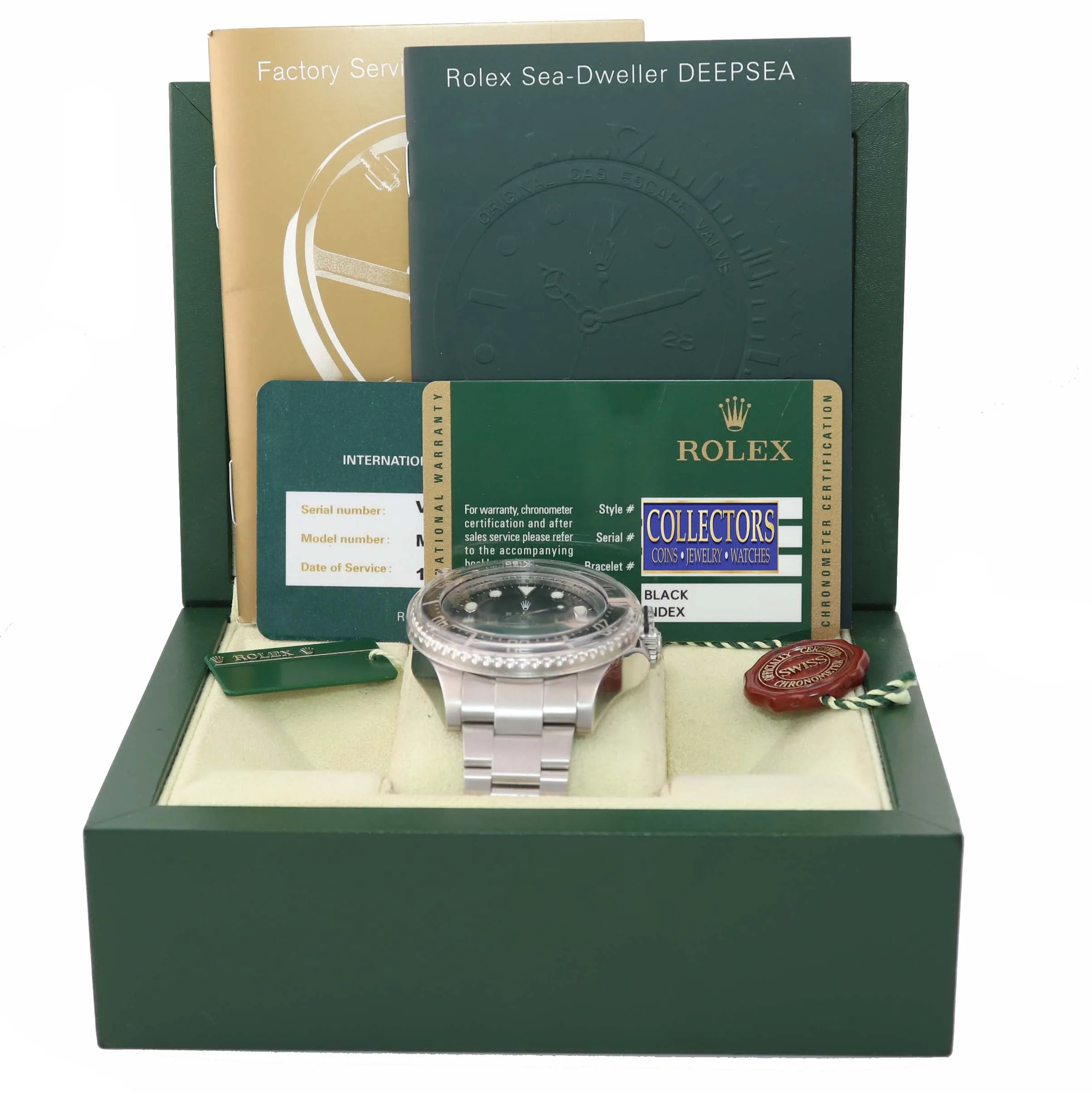 2017 SERVICED & PAPERS Rolex Deepsea Sea-Dweller 116660 Steel Dive Watch Box