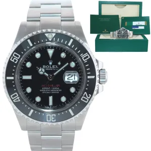 2019 PAPERS MK2 Rolex Sea-Dweller RED Ceramic 126600 Steel 43mm Watch Box