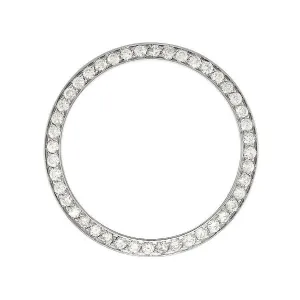 2.75 Carats Round Men's Mined Diamond Bezel To Fit Rolex Datejust & All Watch Models