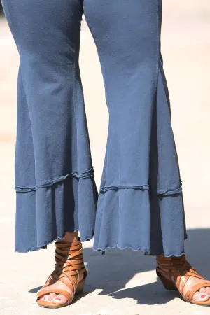 3251 Tiered Ray Pant Indigo-Unprinted