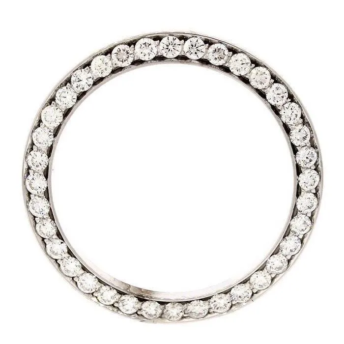 3.5 Ct Custom Mined Diamond Bezel To Fit Rolex Datejust & President Watch