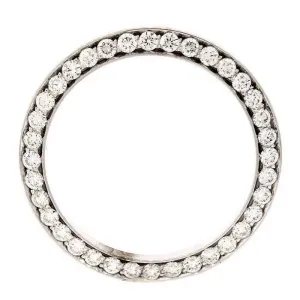 3.5 Ct Custom Mined Diamond Bezel To Fit Rolex Datejust & President Watch