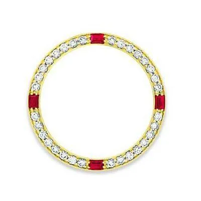 3.50 Carats 31 Mm Custom Diamond Bezel To Fit Rolex Datejust Or All Watch Model