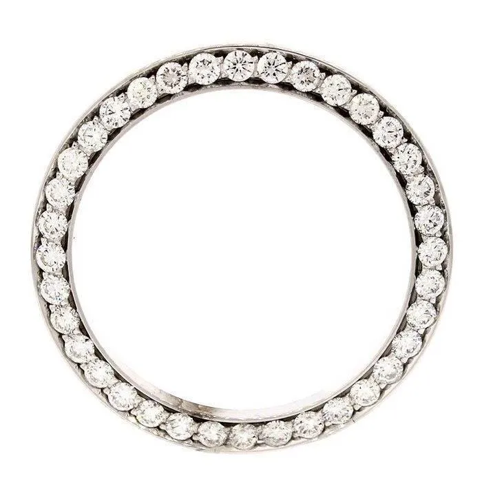3.50 Carats Custom Mined Diamond Bezel To Fit Rolex Datejust & President Watch