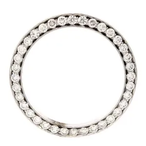 3.50 Carats Custom Mined Diamond Bezel To Fit Rolex Datejust & President Watch