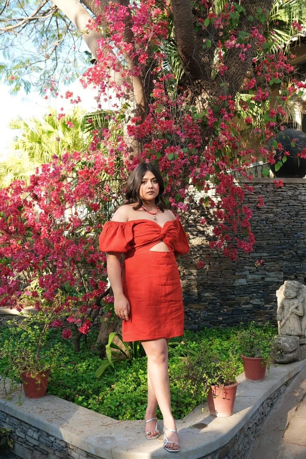 Adaah Mini Red Dress