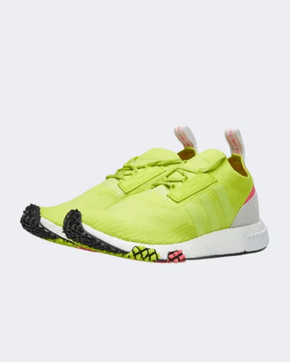 Adidas Nmd Racer Primeknit Women Original Shoes Yellow Aq1137