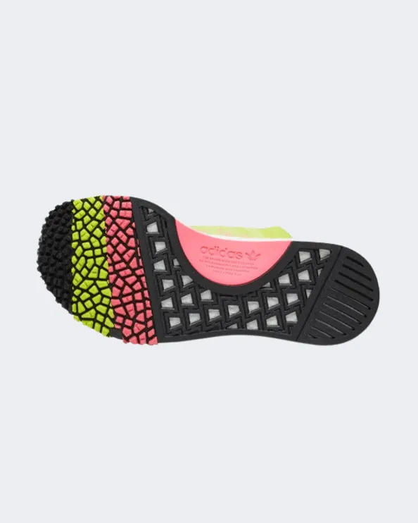 Adidas Nmd Racer Primeknit Women Original Shoes Yellow Aq1137