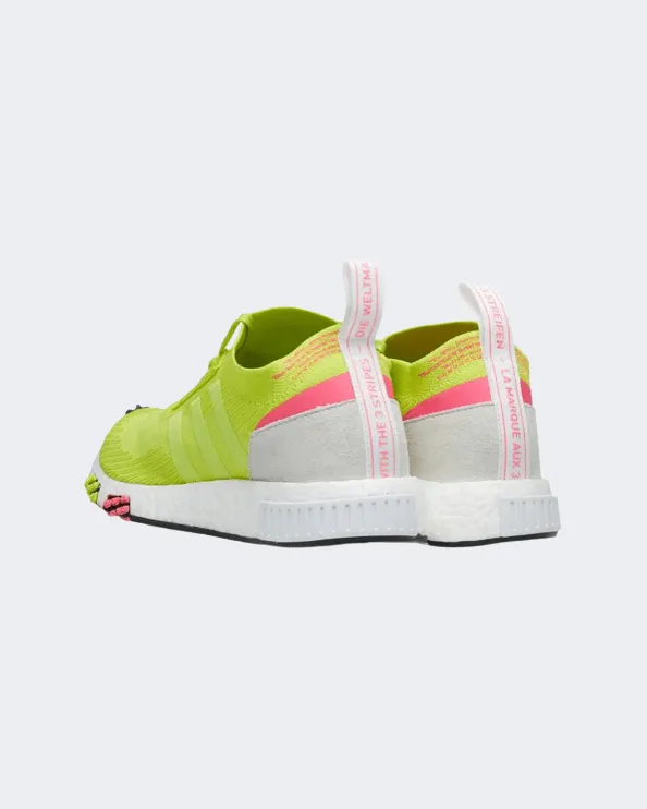 Adidas Nmd Racer Primeknit Women Original Shoes Yellow Aq1137