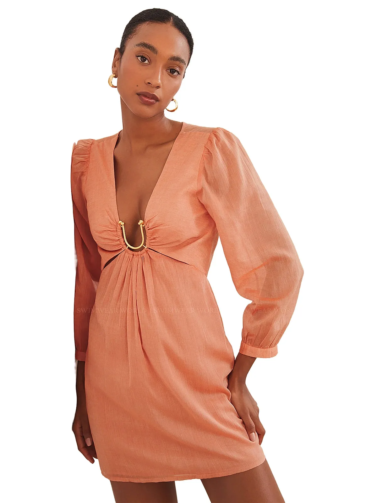 Amelia Detail Short Dress ::RET
