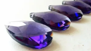 Amethyst Purple 38mm Teardrops Chandelier Crystals