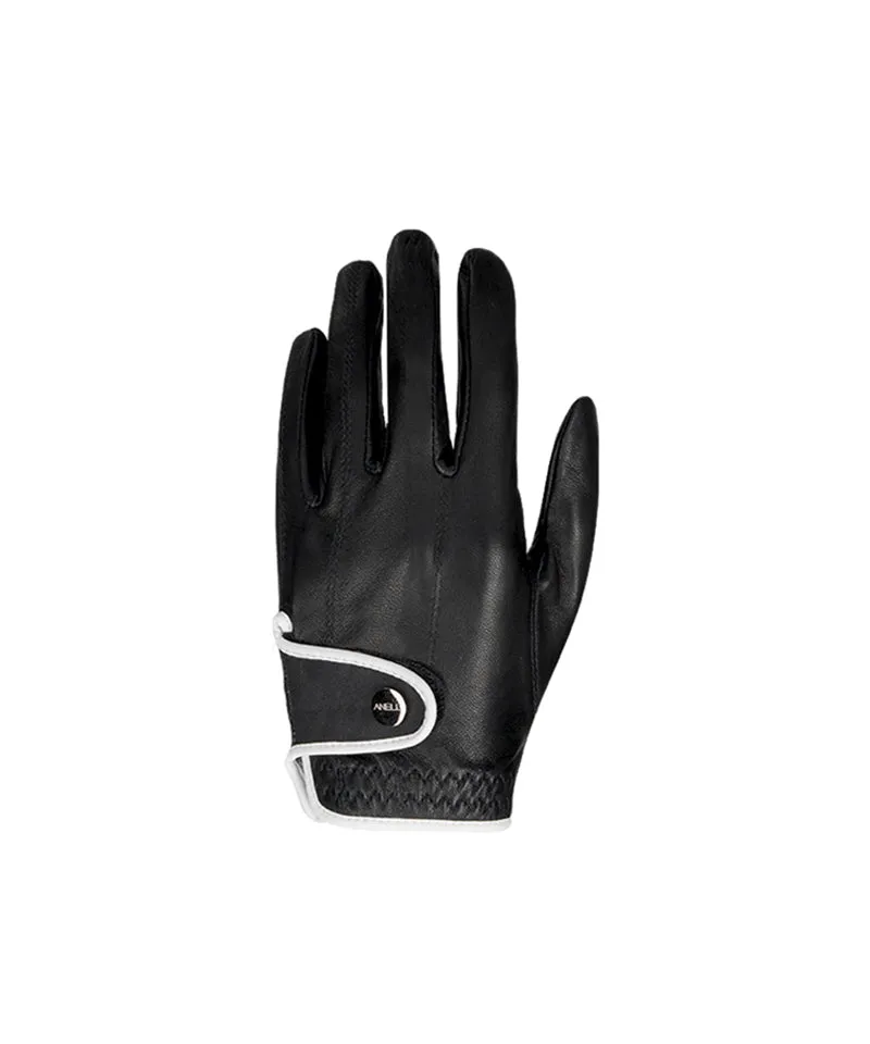 Anell Golf Blanc Leather Glove - Black