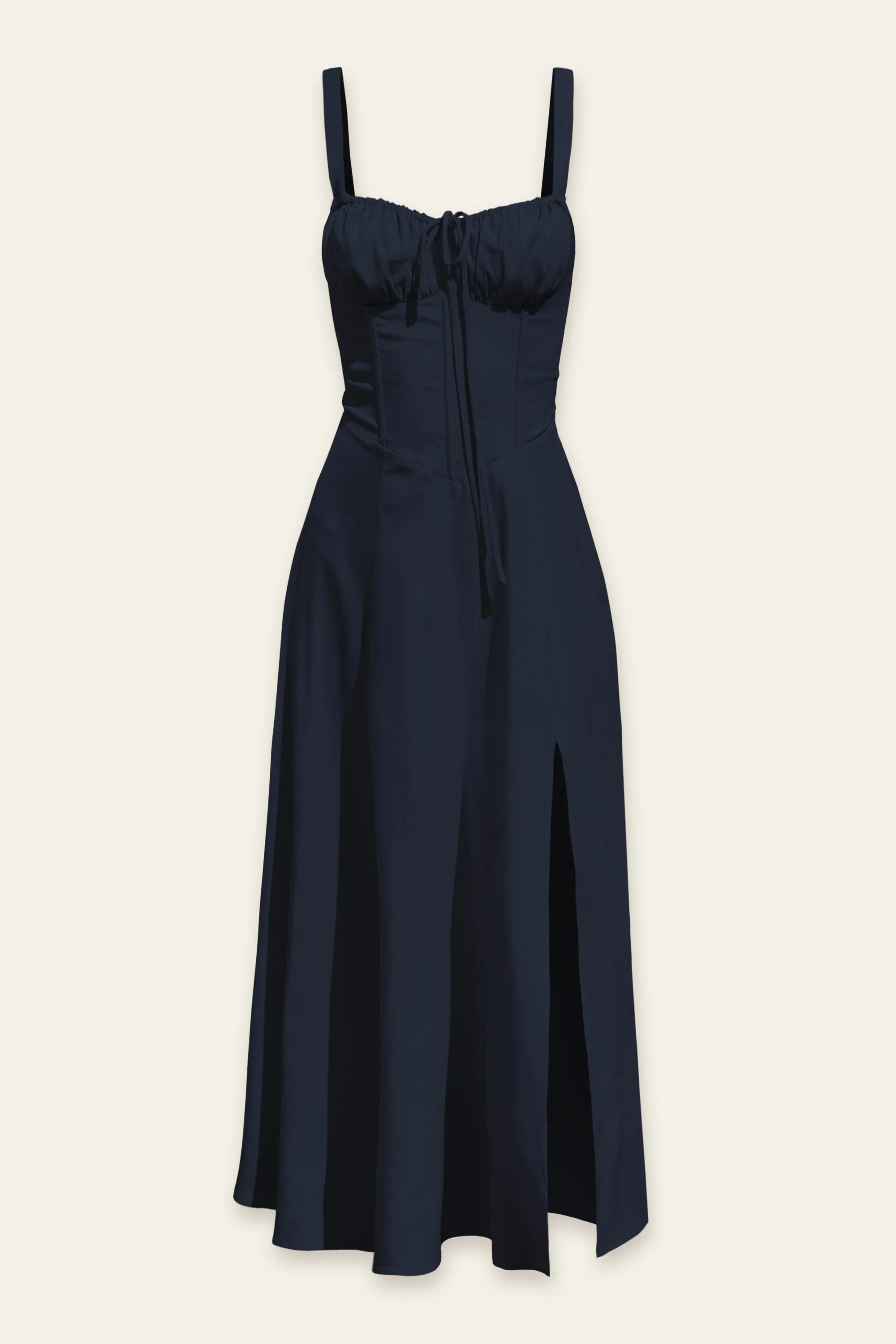 Arie Corset Sweetheart Midi Dress