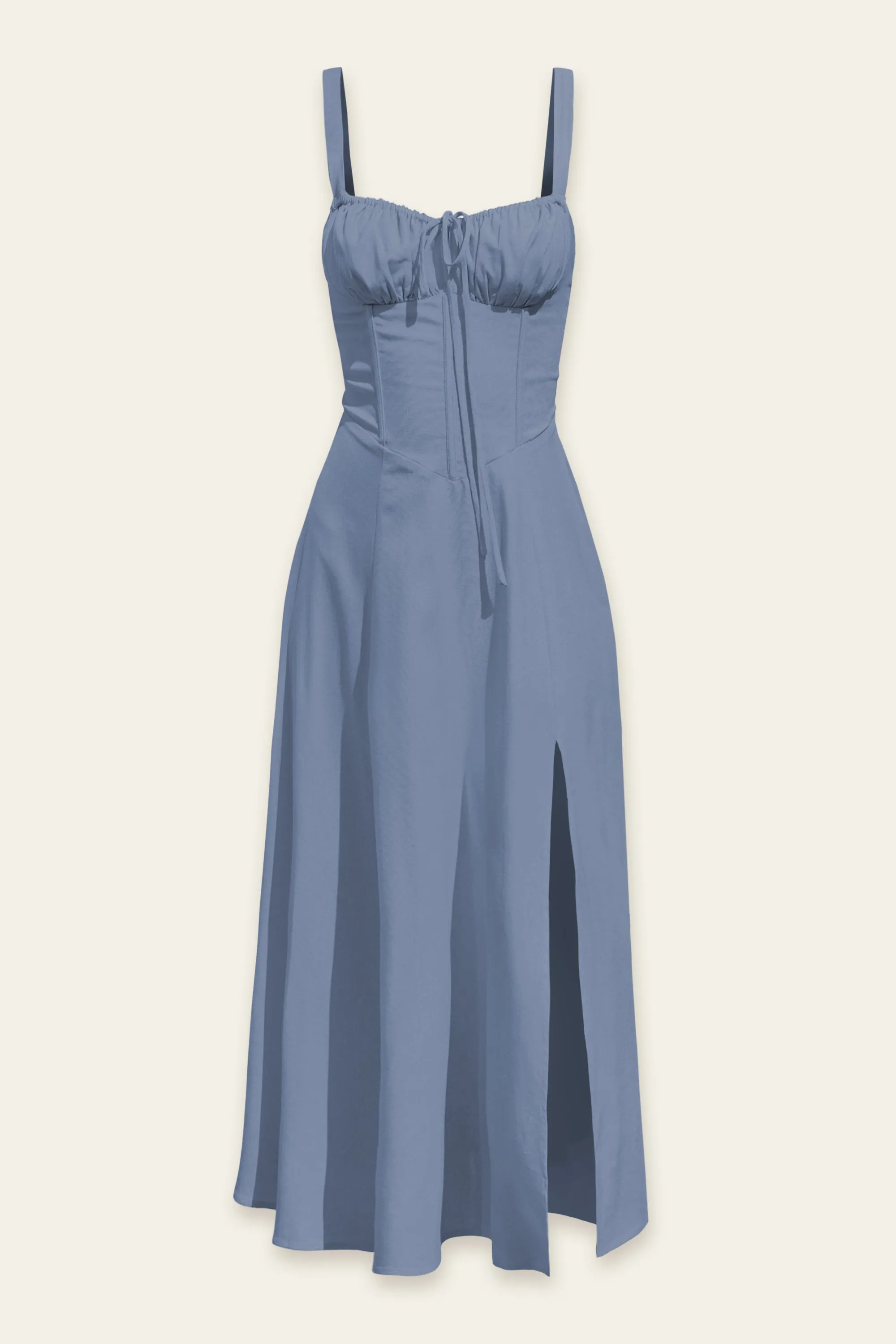 Arie Corset Sweetheart Midi Dress