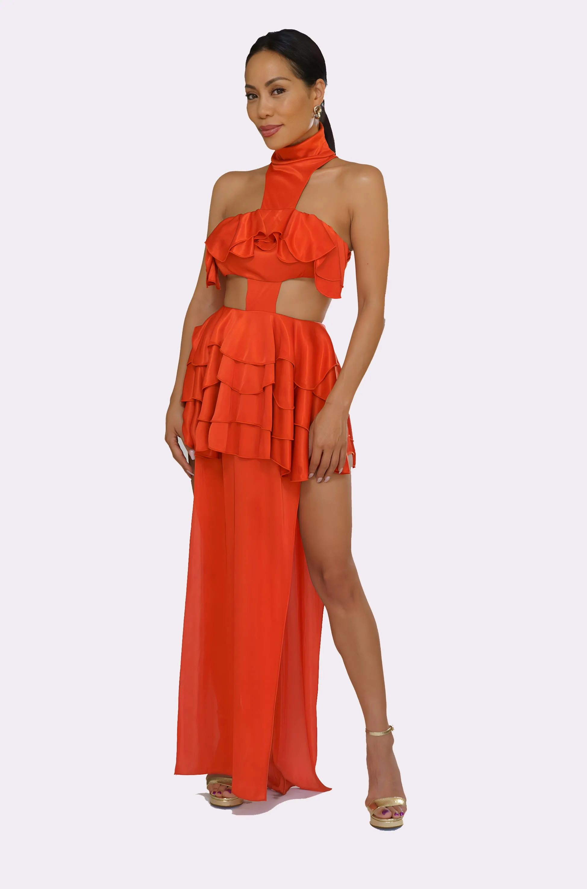 Ariel Dress Orange