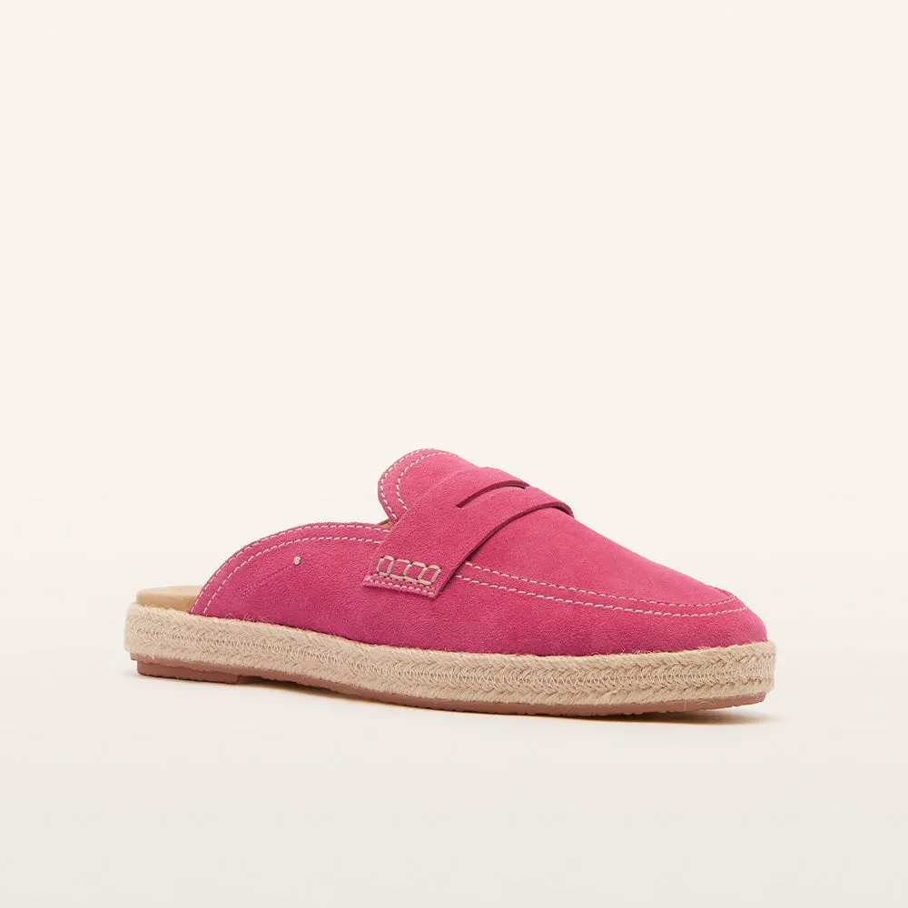 Arlie Hot Pink Suede