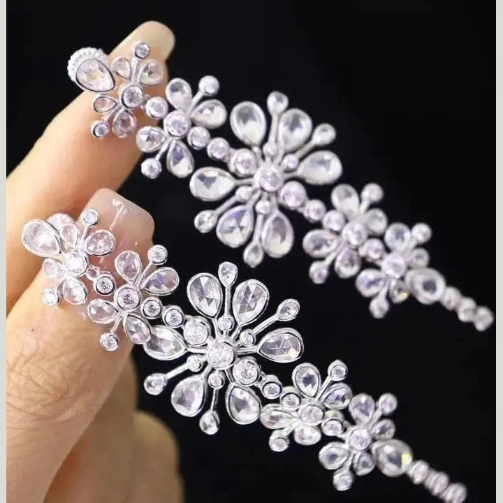 Astoria Silver Chandelier Earrings