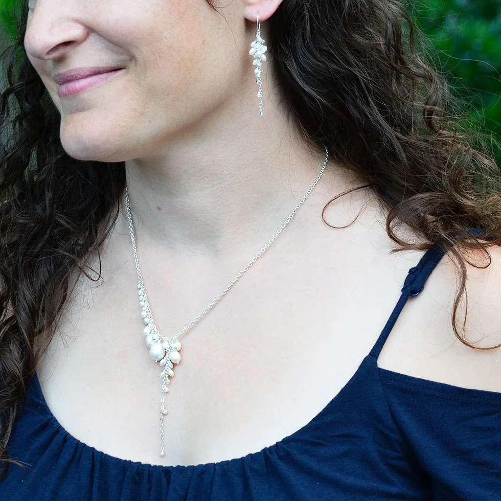 Asymmetrical Pearl Necklace