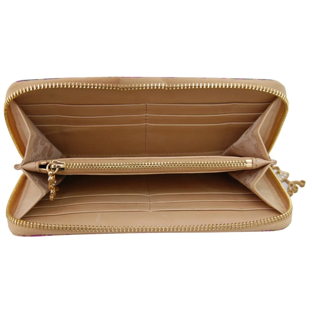 ATROPA Printed Leather Wallet