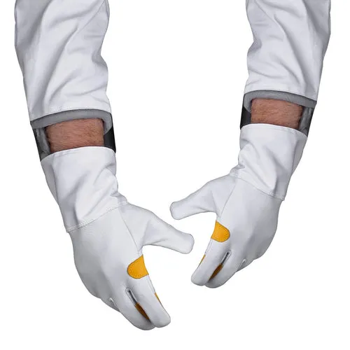 Beekeeping Bee Gloves Cow Hide Ventilated  Heavy Duty Gloves  L