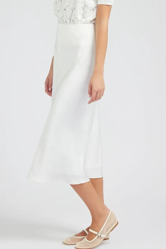 Bias Midi Skirt
