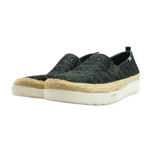 Black Espadrille Flats