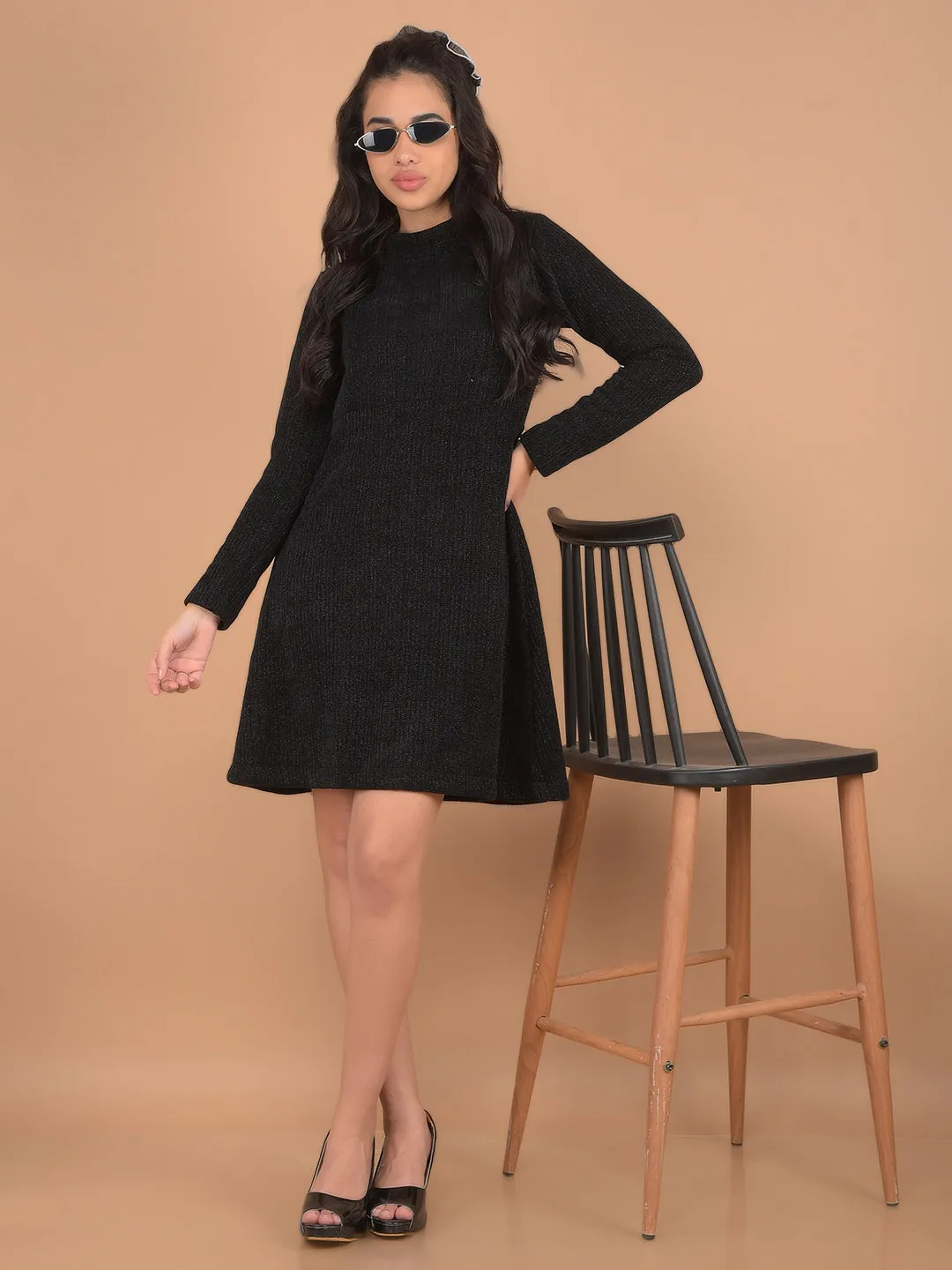Black Fit & Flare Dress