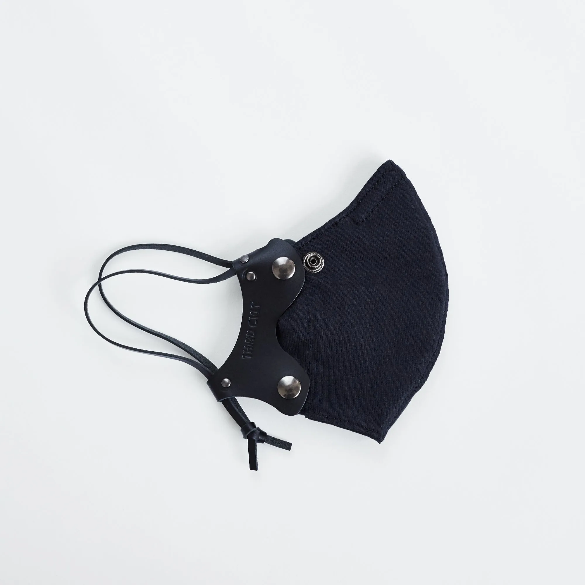 Black Leather Face Mask