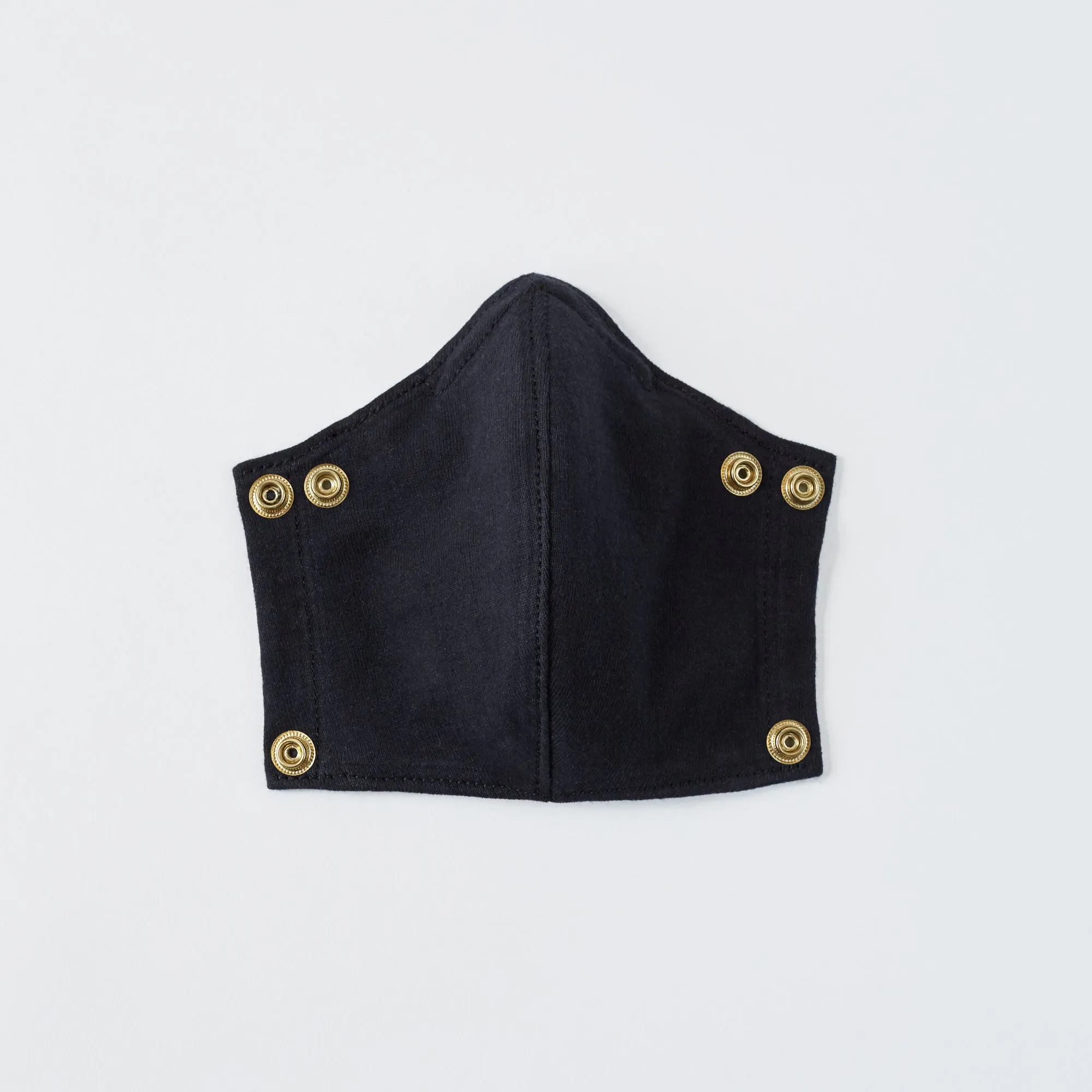 Black Leather Face Mask
