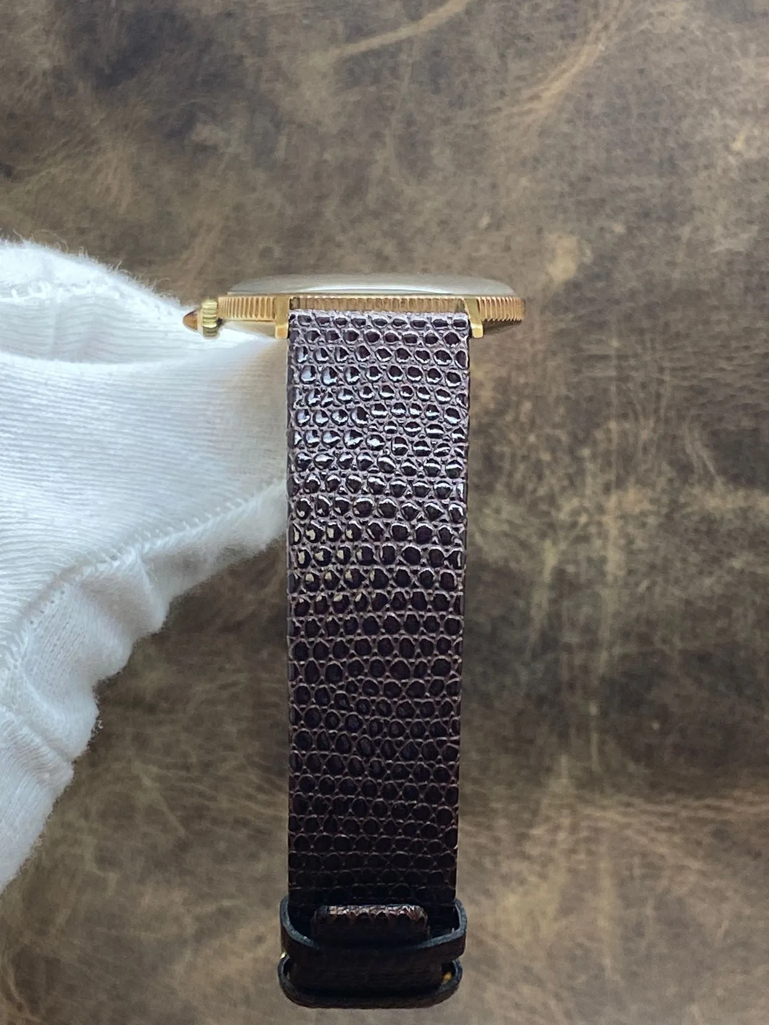Blancpain Le Brassus 33mm 23225 Brown Roman Dial Manual winding Watch