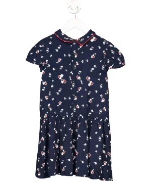 Bonpoint Blue Drop Waist Dress 8 Years