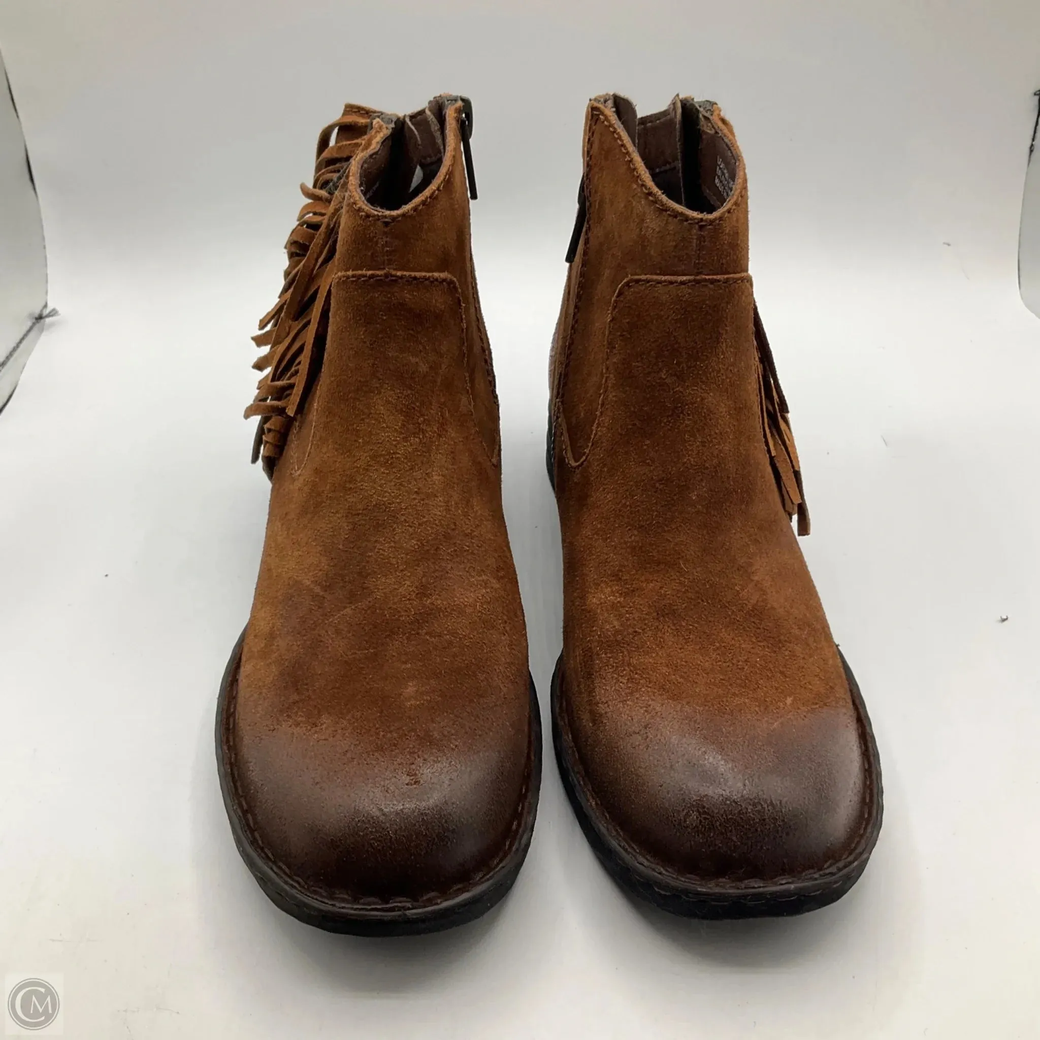 Boots Ankle Flats By Born In Tan, Size: 7