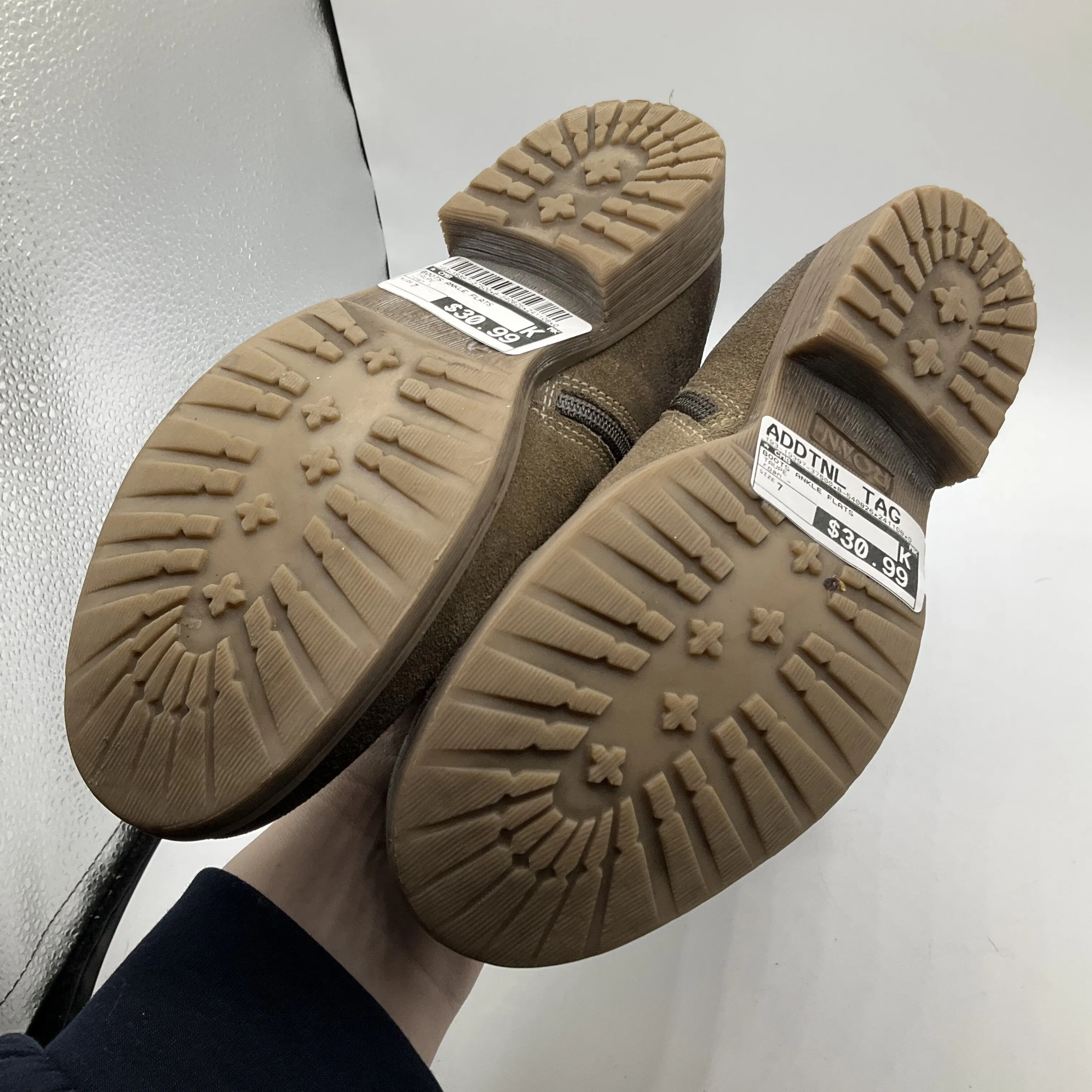 Boots Ankle Flats By Cmb  Size: 7
