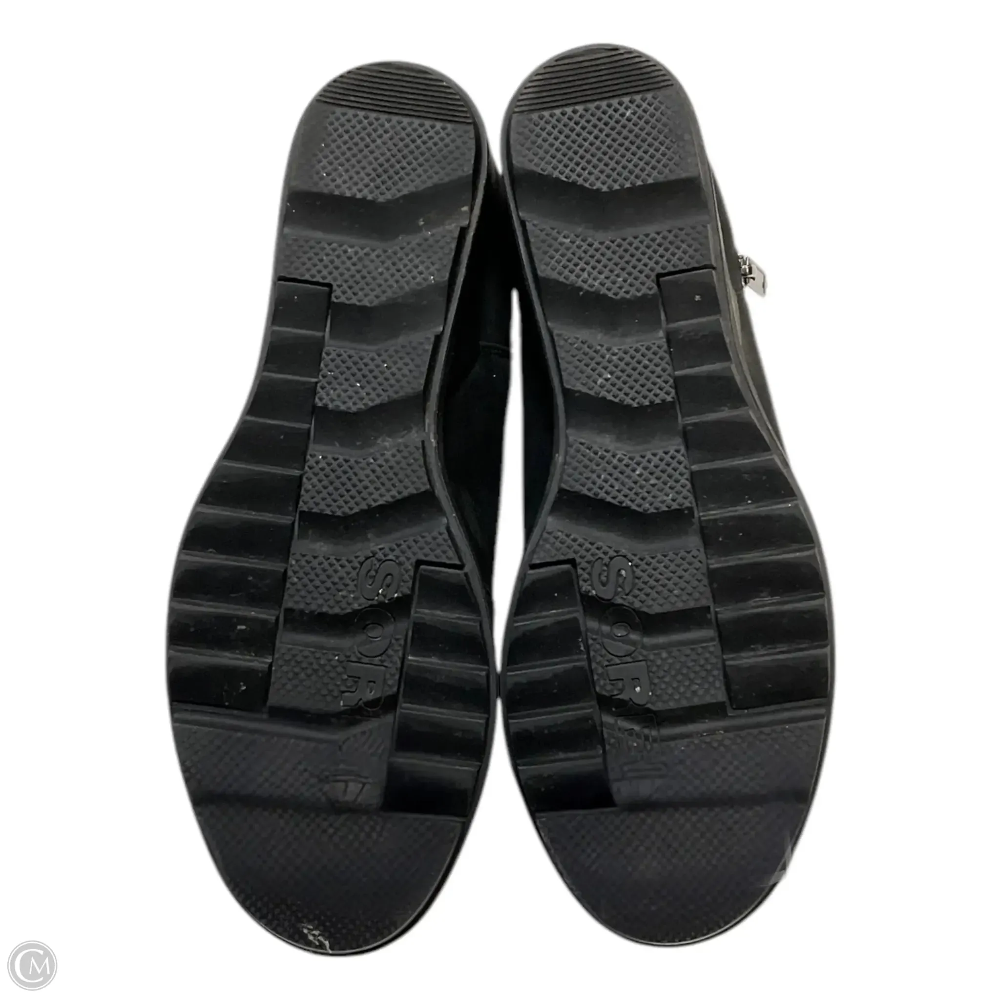 Boots Ankle Flats By Sorel In Black, Size: 10