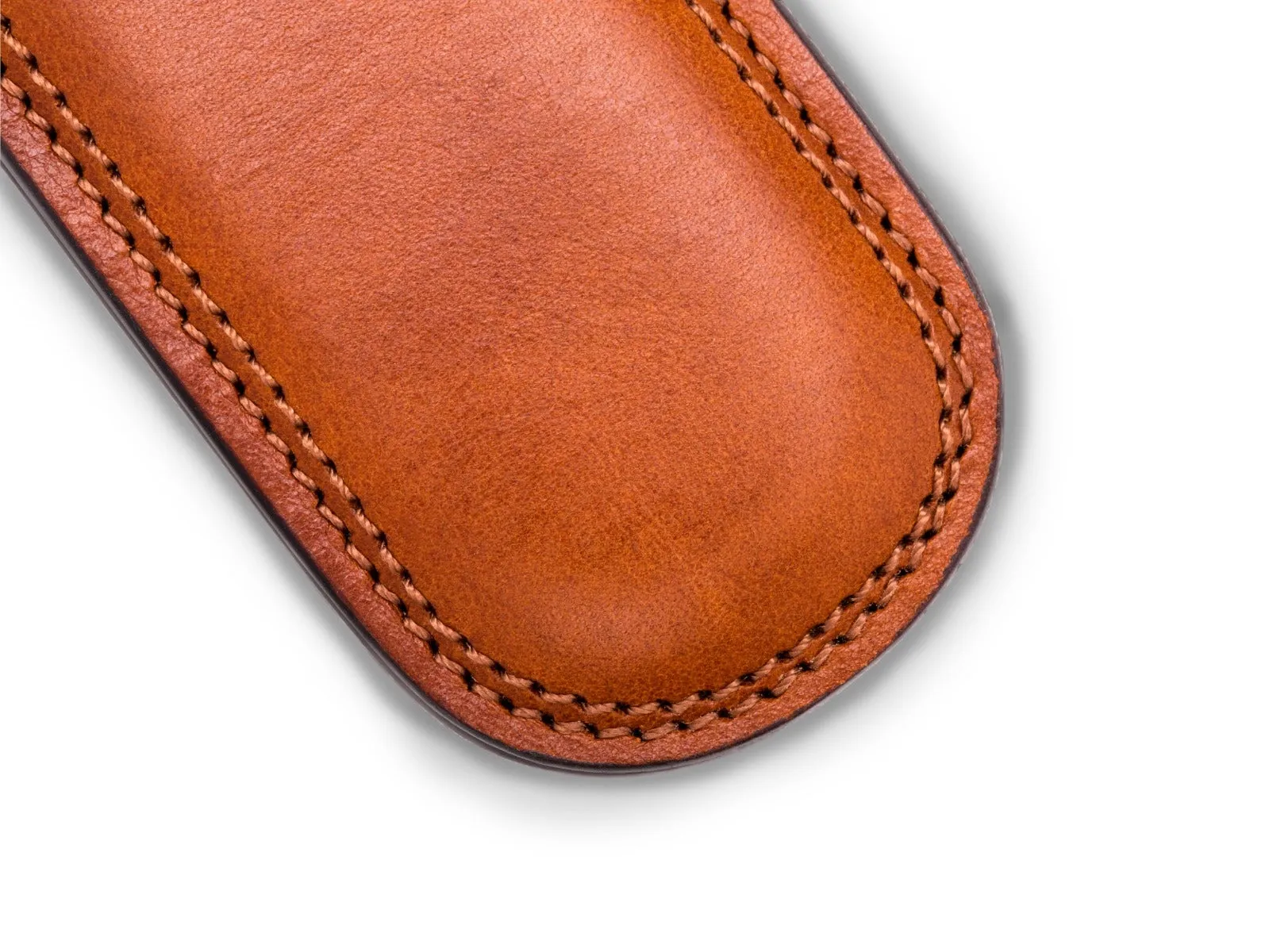 Bosca - Leather Money Clip - Amber