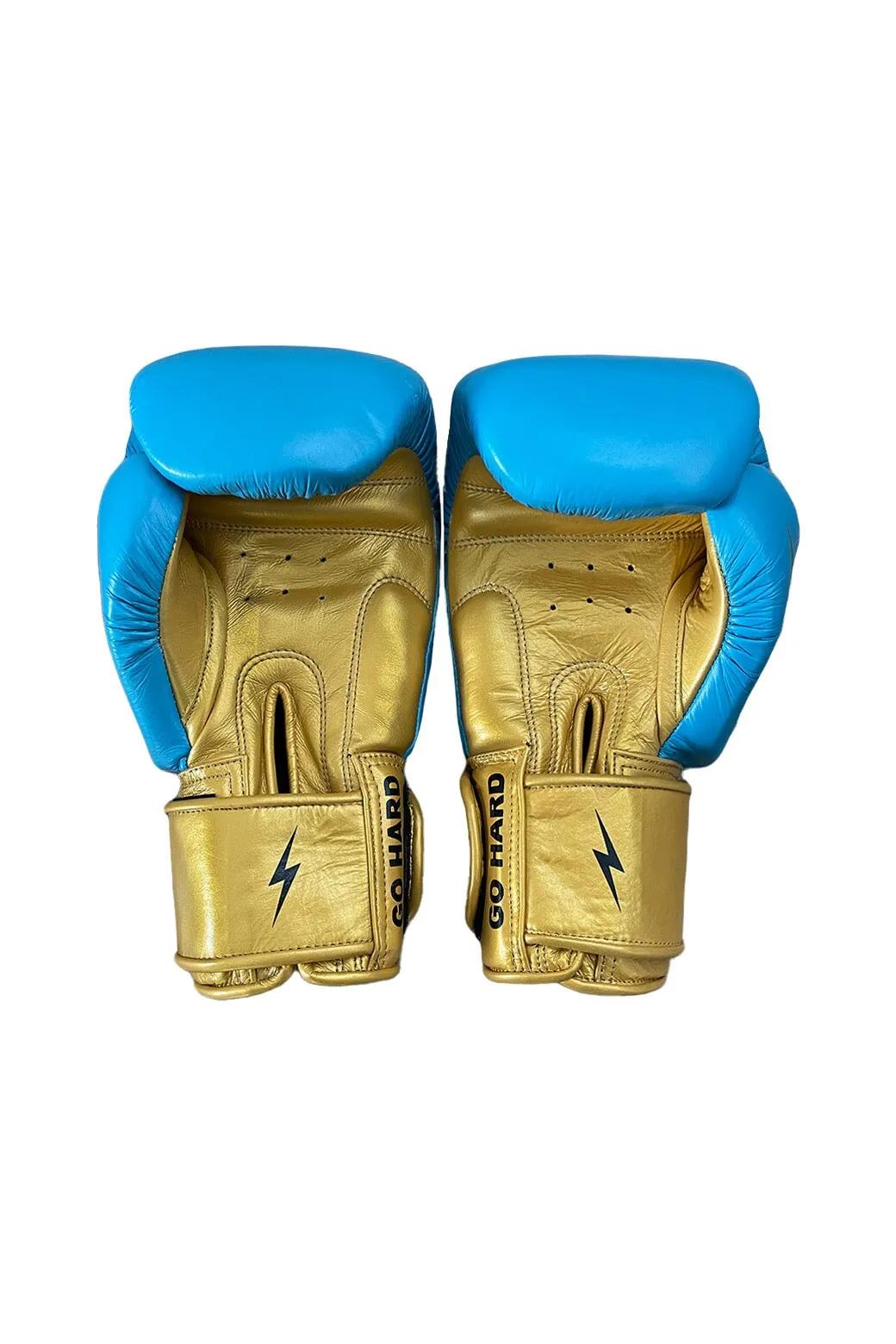 BOXING GLOVES - BLUE // GOLD