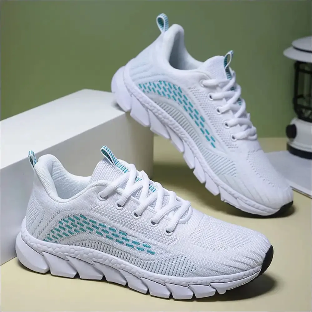 Breezy Round Toe Mesh Athletic Flats