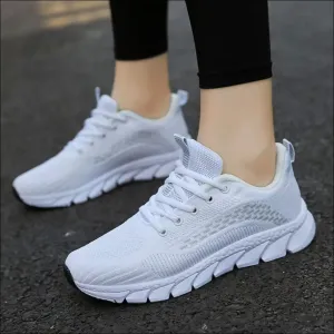 Breezy Round Toe Mesh Athletic Flats