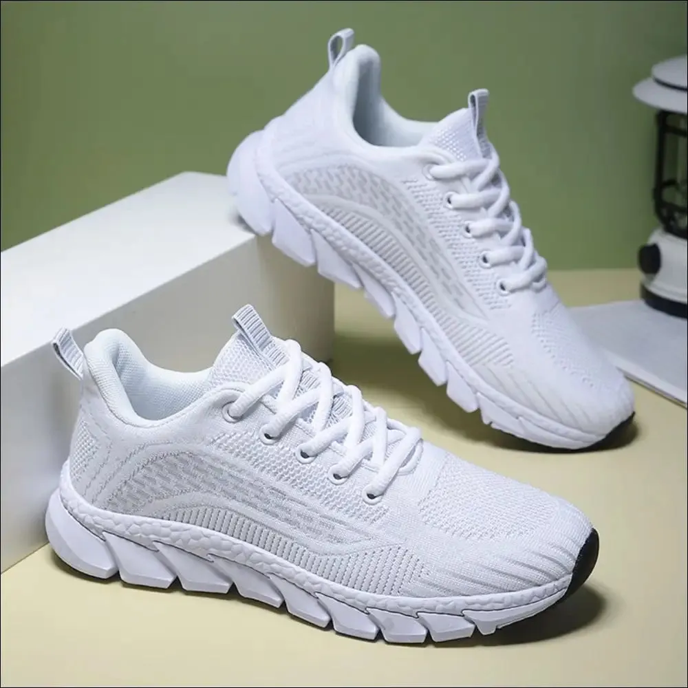 Breezy Round Toe Mesh Athletic Flats