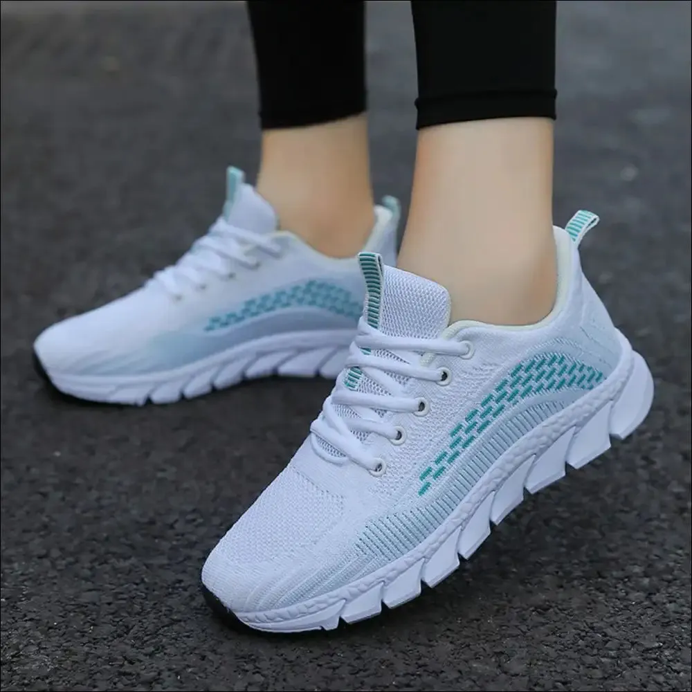 Breezy Round Toe Mesh Athletic Flats