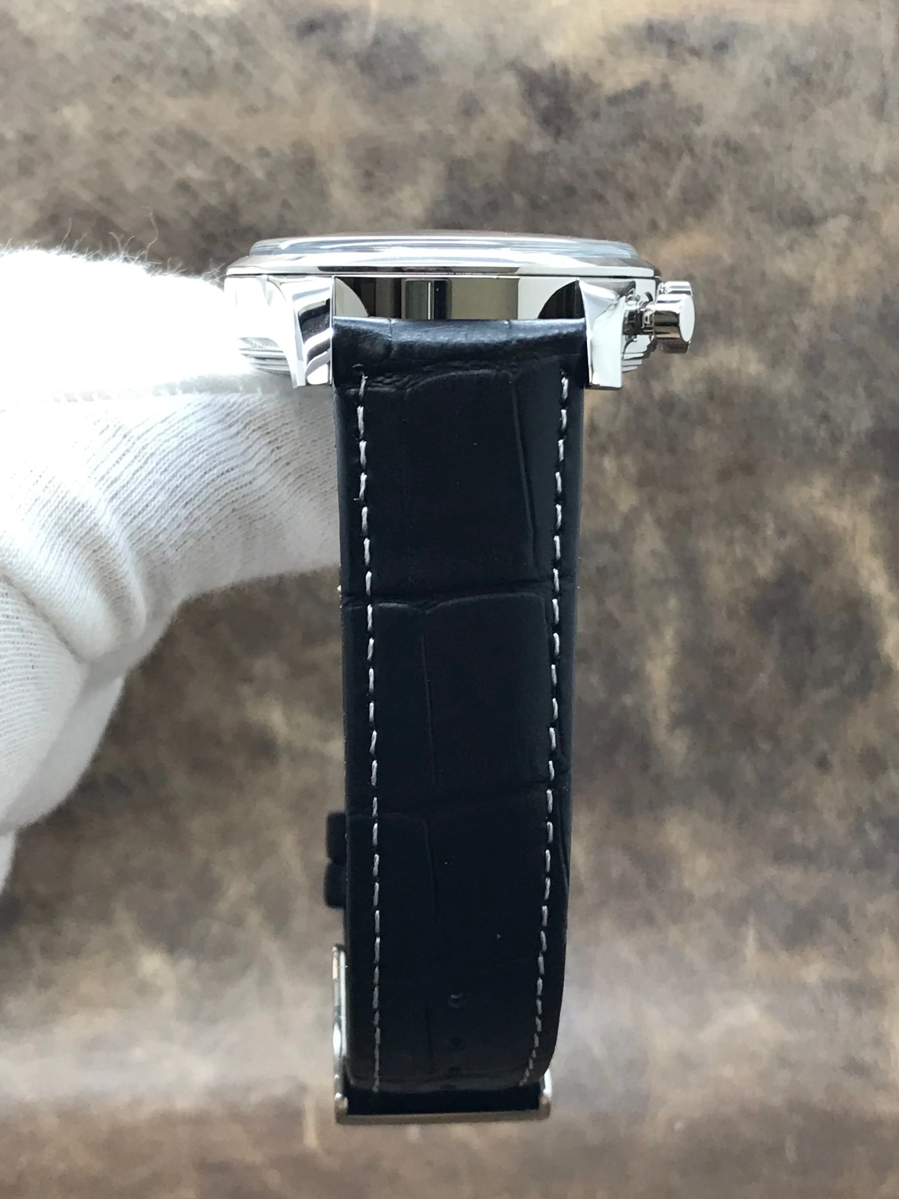 Breitling Transocean Chronograph AB0152 Black Dial Automatic Men's Watch