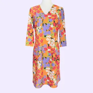 Brisbane V-Neck Dress in Vacay in Sicily