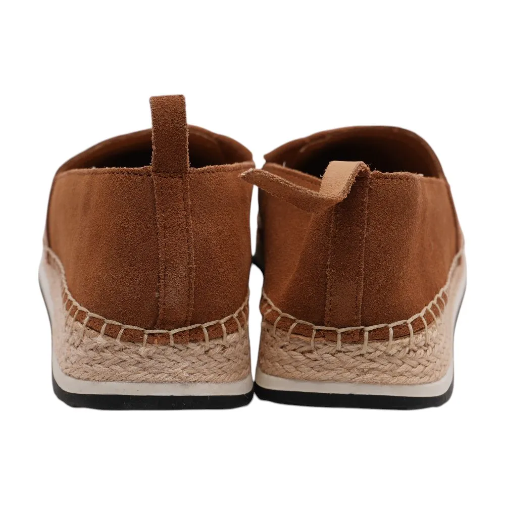 Brown Espadrille Flats